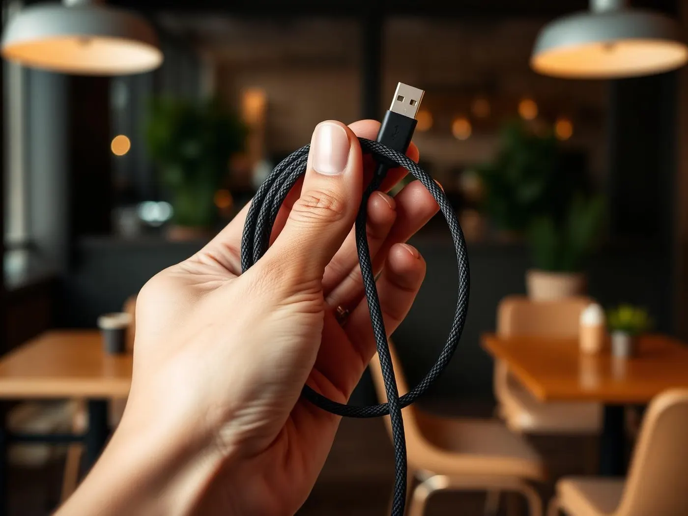 iPhone 15 en charge rapide avec un chargeur USB-C Power Delivery